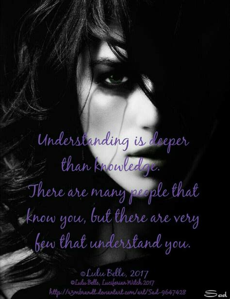 Understanding Is Deeper Than Knowledge There Are Many People That Know