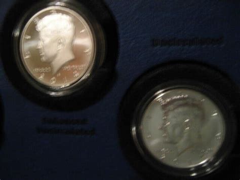 2014 P D S W Kennedy 50th Anniversary 4 Coin Set 90 Silver Half