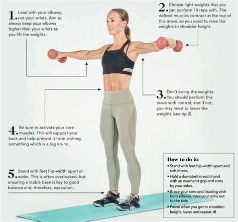 How To Do A Lateral Raise Step By Step Form Guide Women S Fitness
