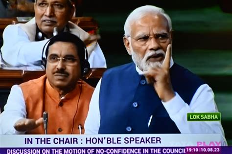 Narendra Modi Speaks Briefly On Manipur In Parliament And Only After Indias Opposition Walks