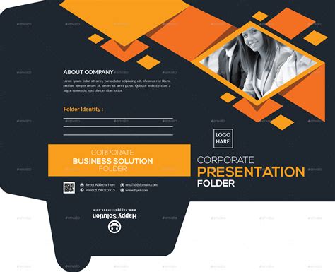 Presentation Folder Bundle | Presentation folder, Graphic design inspiration poster, Folder image