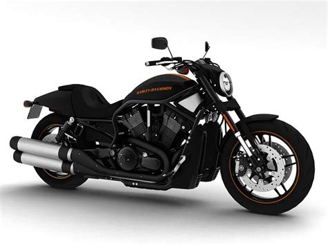 Ready to render at 3dsmax. Harley-Davidson V-Rod Night Rod Special 2013 3D model MAX ...
