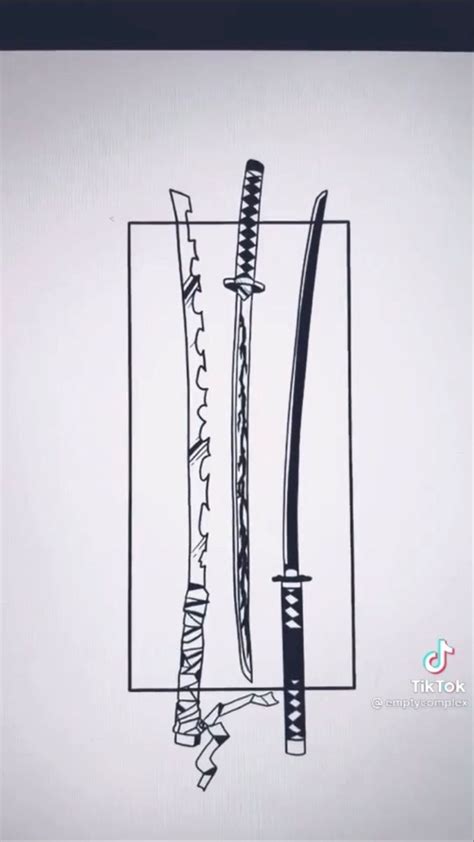 Tanjiro Sword Drawing