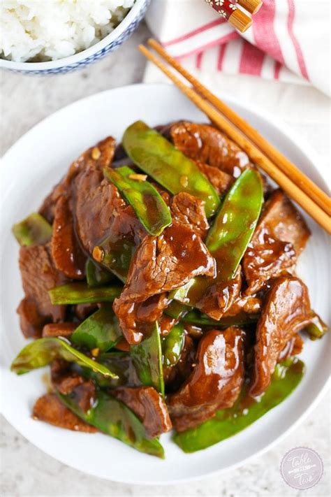 25 Minute Beef And Snow Pea Stir Fry Table For Two®