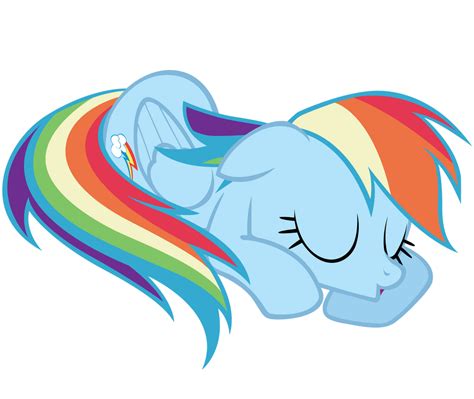 Rainbow Dash Sleeping By Ocarina0ftimelord On Deviantart