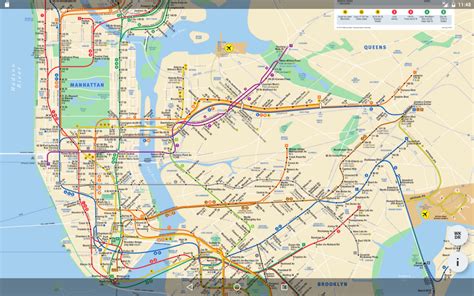 Nyc Subway Map Manhattan Printable