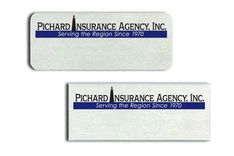 Council requires all agency names to be registered with the bc corporate registry. Pichard Insurance Agency | name badges