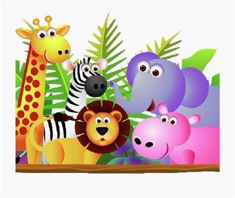 Creative Clipart Cartoon Jungle Animals Best Free Clipart Best Free