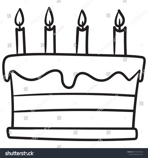 5167 Cake 4 Candles Images Stock Photos And Vectors Shutterstock