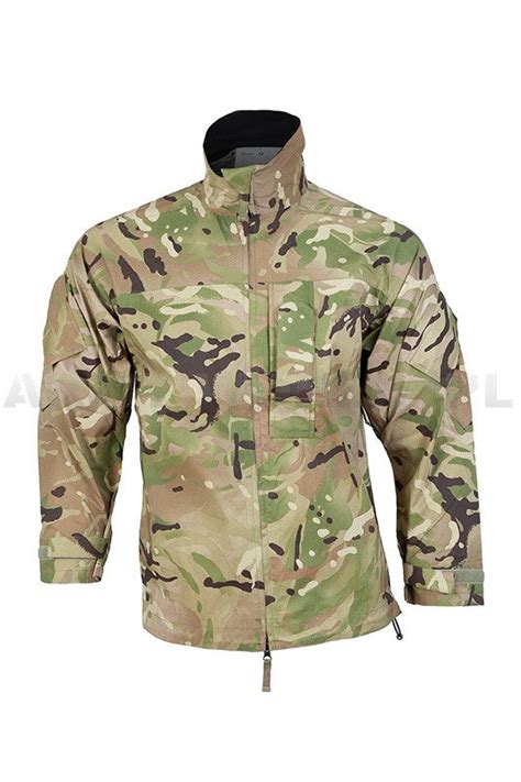 British Army Gore Tex Jacket Lightweight Mtp Camo Rip Stop Distr