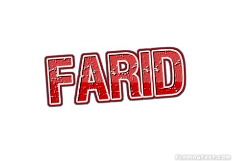 Farid Logotipo Ferramenta De Design De Nome Grátis A Partir De Texto