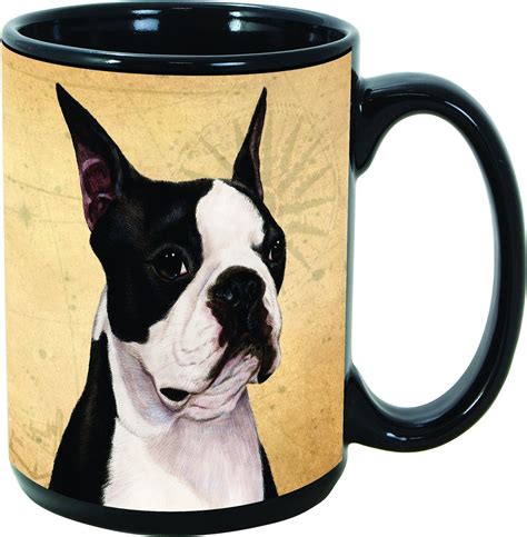 Pet Ts Usa My Faithful Friend Dog Breed Coffee Mug Boston Terrier