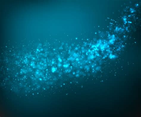 Premium Vector Abstract Blue Blurred Background Light Effects With