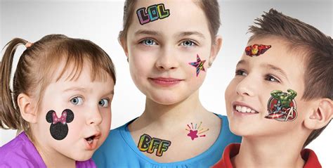 Temporary Tattoos For Boys And Girls Party City