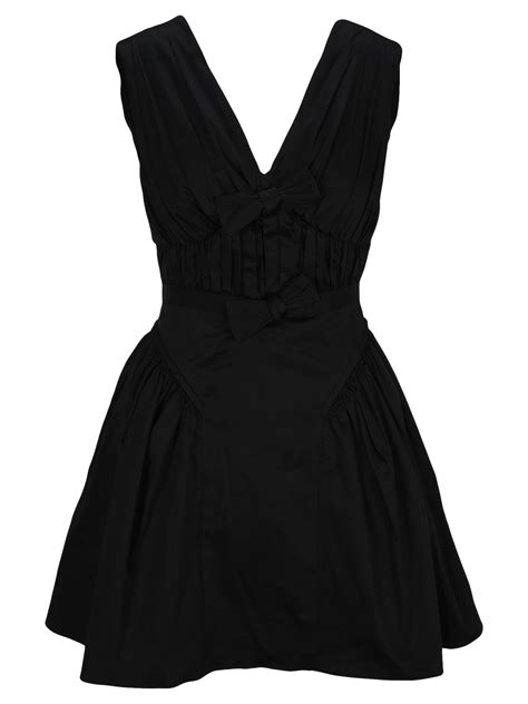 Self Portrait Self Portrait Black Bow Detail Mini Dress Coshio Online Shop