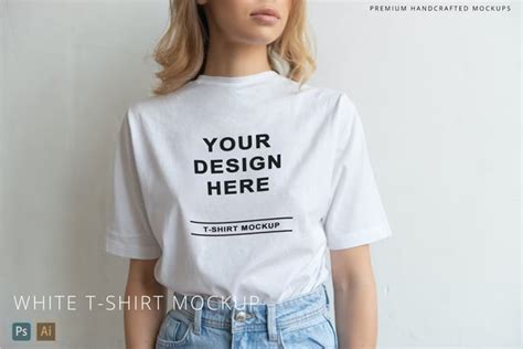 White T Shirt On Person Mockupclose Upminimal By Zvolia This Is Real Photo Mockup All