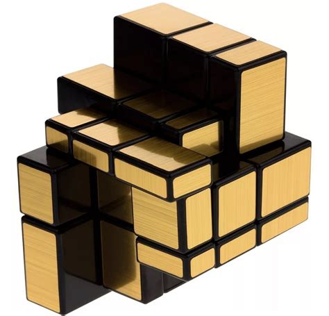 Cubo Rubik Shengshou Mirror 3x3 Dorado Magic Cube J1027 Meses Sin