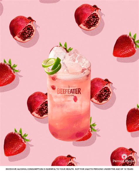 Beefeater Pink Cocktails S On Behance