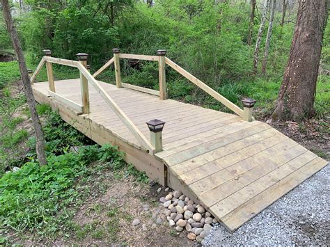 First Time Woods Creek Bridge Build Bitly30xpuco Backyard
