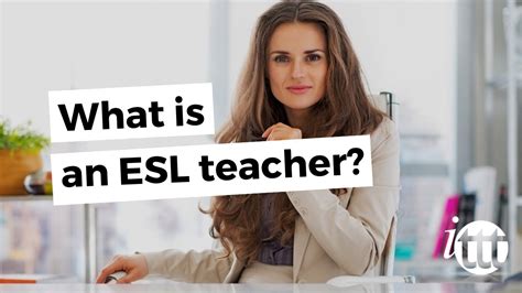 What Is An Esl Teacher Youtube