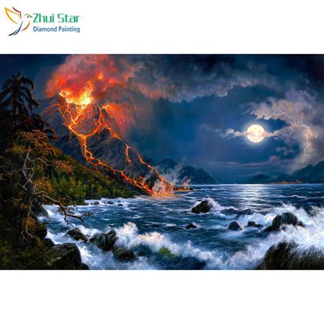Volcano Paintings Search Result At