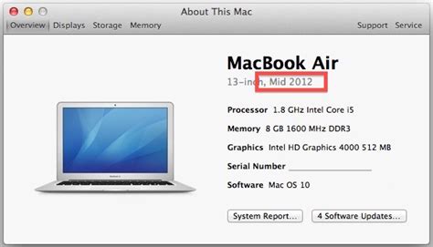 Change Serial Number Macbook Air