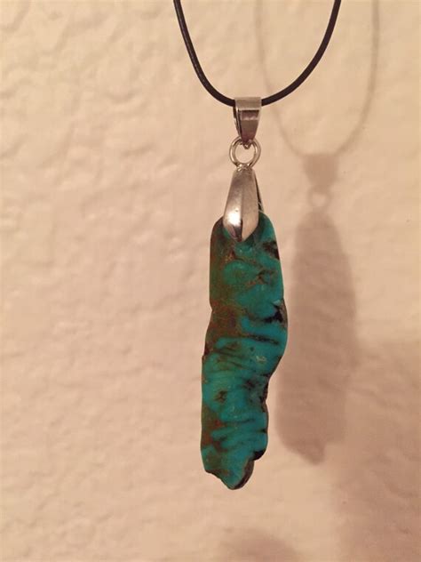 Items Similar To Natural Turquoise Pendant On Etsy