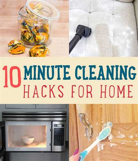 10 Minute Cleaning Tips And Tricks That Will Keep Your Home Sparkling