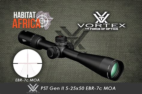 Vortex Viper Pst Gen 2 5 25x50 Riflescope Ffp Ebr 7c Moa Reticle