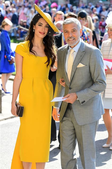George And Amal Clooney At Royal Wedding 2018 Pictures Popsugar