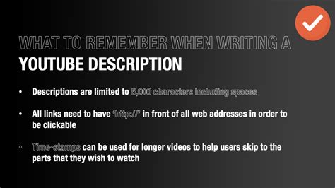 How To Write A Great Youtube Description — Navigate Video