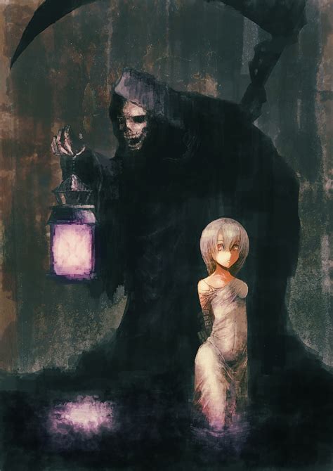 Anime Picture Original Death Entity Grim Reaper Blackball Artist