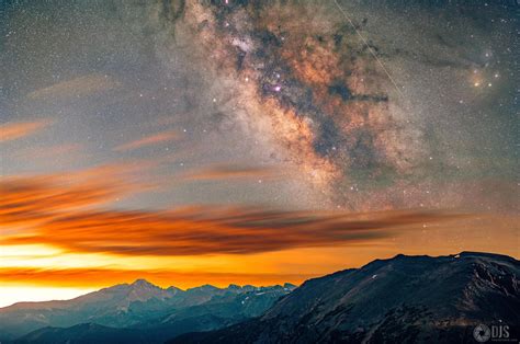 Milky Way In Colorado Rocky Mountain National Park Scenic Photos Scenic