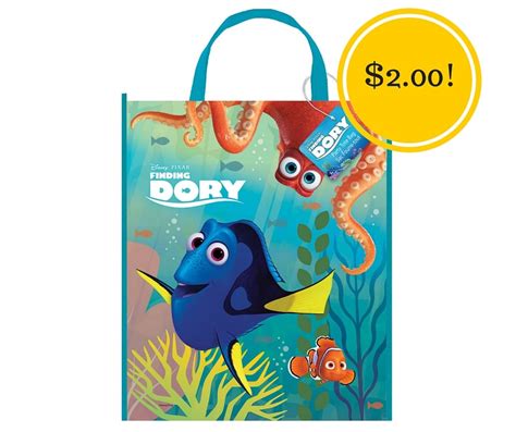 Large Plastic Finding Dory Favor Bag Only 200