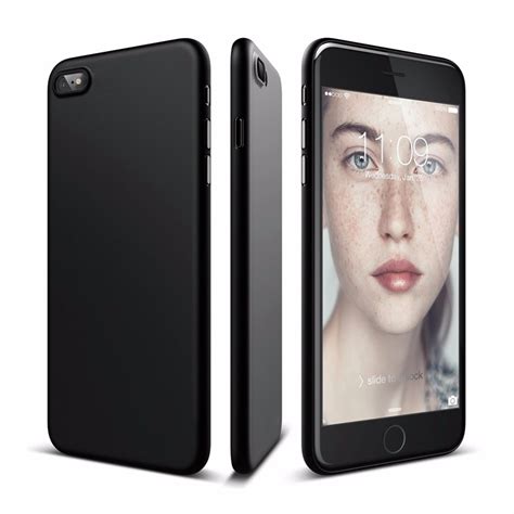 Ultra Slim Luxury Cool Case For Apple Iphone 6 Case Black Silicone Back