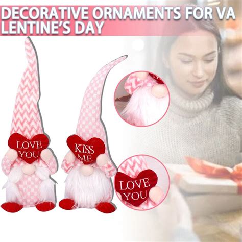 valentines day gnome plush doll faceless rudolph love doll romantic e ebay