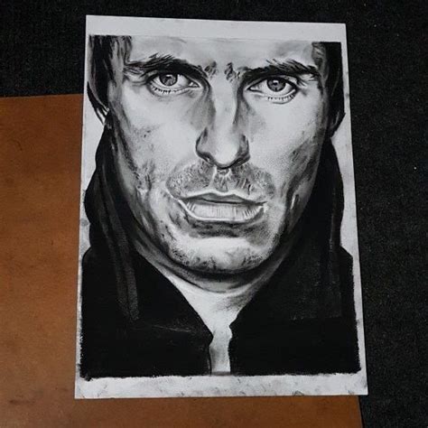 Almost Finished Liam Gallagher Graphite Pencil Drawing Drawings