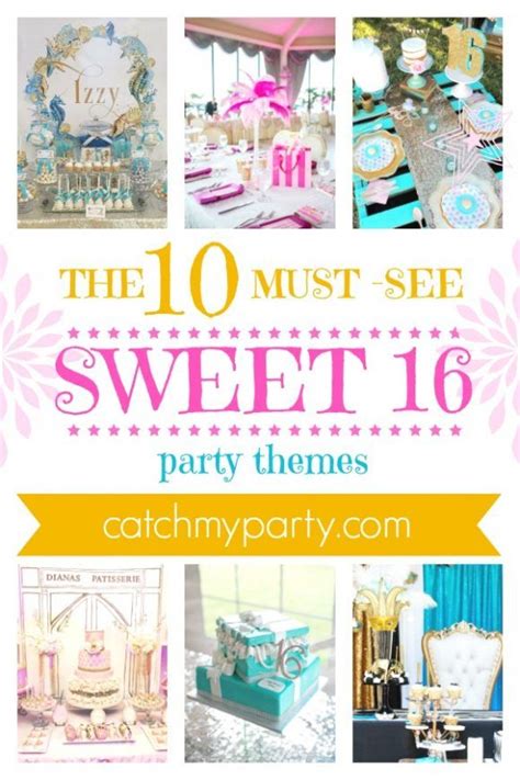 Find sweet 16 favors, sweet 16 cake tops and other sweet 16 themed accessories for your special birthday party! The 10 most amazing Sweet 16 ideas for a fabulous party ...