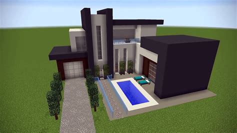 Simple Small Modern House In Minecraft Inspiring Home Design Idea