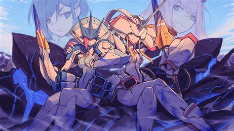 Delphinium And Strelitzia Darlinginthefranxx Anime Wallpaper Download