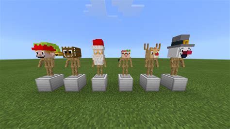 Fortunately for us though it takes extra damage from weapons with the smite enchantment, so it's worth get involved in the conversation by heading over to our facebook and instagram pages. Christmas Heads Costumes Add-on | Minecraft PE Mods & Addons