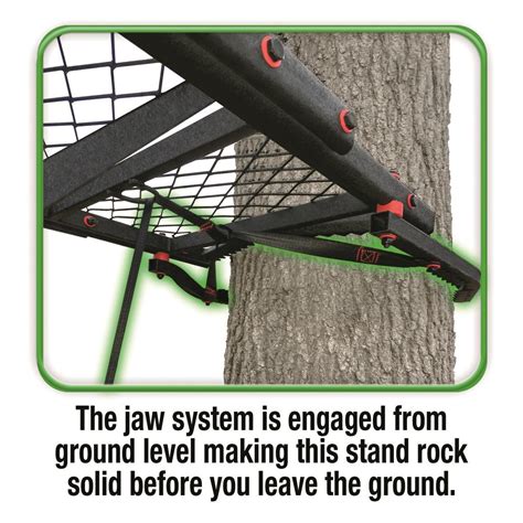Primal Tree Stands 17 Single Vantage Deluxe Ladder Tree Stand With Jaw