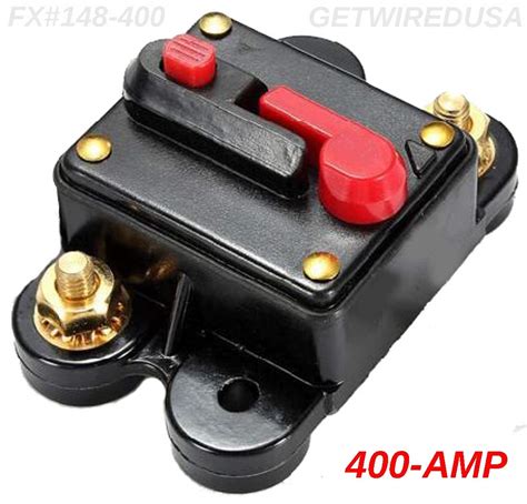 Buy 400 Amp Circuit Breaker Waterproof Inline Fuse Manual Reset 12 Volt Dc Automotive Or Marine