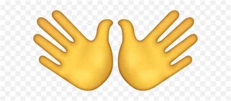 Hand Emoji Free Download Ios Sign Open Hands Emoji Iphone Pnghand