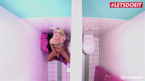 Hornyhostel Big Ass Blonde Lovita Fate Takes A Hard Cock In Hostel Bathroom Starring Lovita
