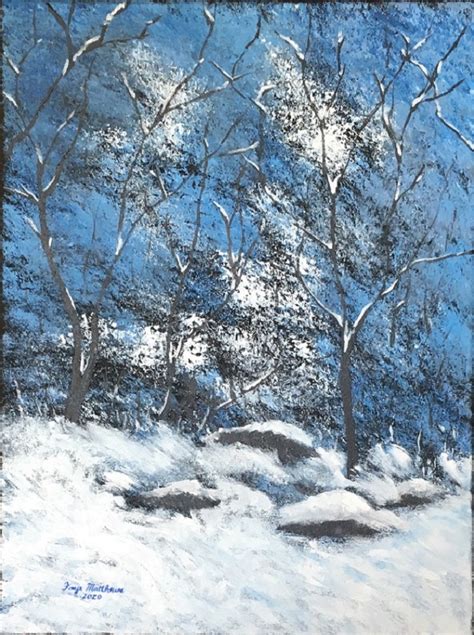 Snowy Woods Faye Matthews Fine Art
