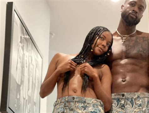 Gabrielle Union And Dwyane Wade Twin In New Topless Shoot