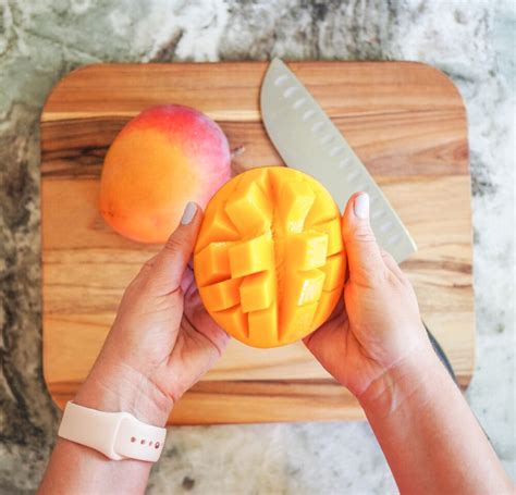 How To Cut A Mango Step By Step Photos The Travel Bite