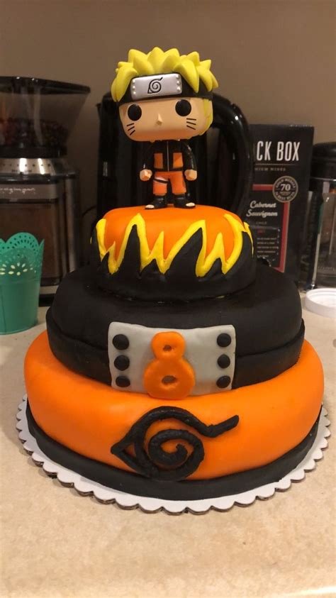 Naruto Birthday Cake Anime Cake Naruto Birthday Cake