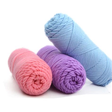 300glot 3 Ball Hand Knitting Yarn China Baby Soft Smooth Natural